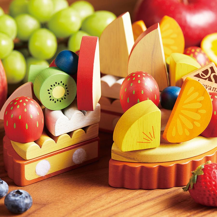 夢のフルーツタルト Fruit Tart 木製 木のおもちゃ 知育 玩具 おままごと ごっこあそび | エド・インター | 06