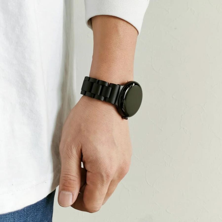 サンダルウッドのグーグルピクセルウォッチバンド Google Pixel Watch 2 3 4 木製 腕時計 アインバンド EINBAND スマートウォッチの画像