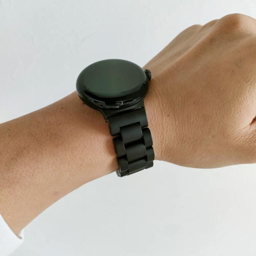サンダルウッドのグーグルピクセルウォッチバンド Google Pixel Watch 2 3 4 木製 腕時計 アインバンド EINBAND スマートウォッチの画像