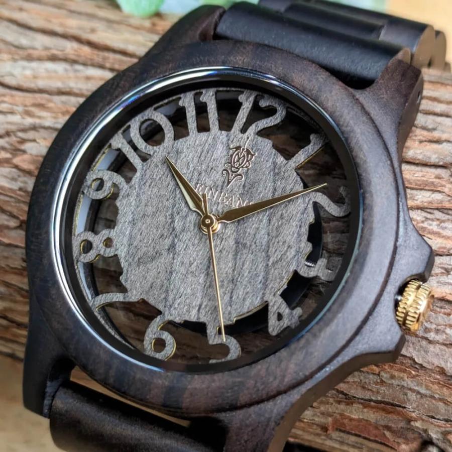 腕時計 木製 メンズ ブランド クォーツ Freiheit Sandalwood 