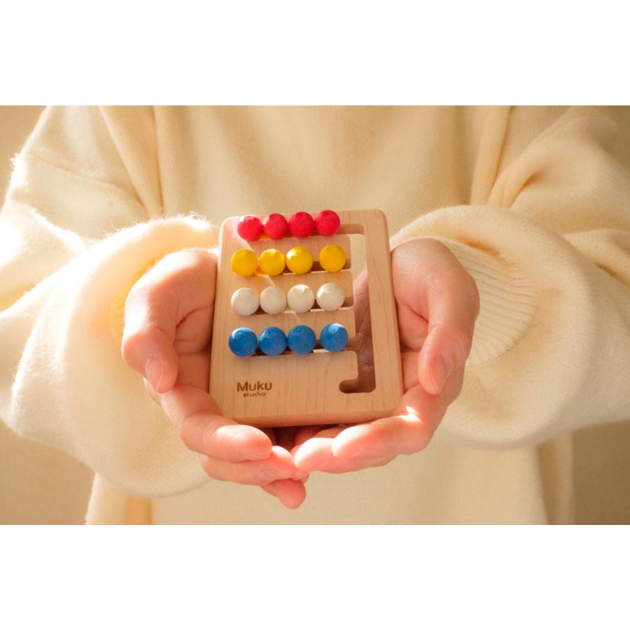 色並べおもちゃ ならべっこ 木製 木のおもちゃおもちゃ 知育玩具 玩具 ガラガラ｜mokutopia｜02