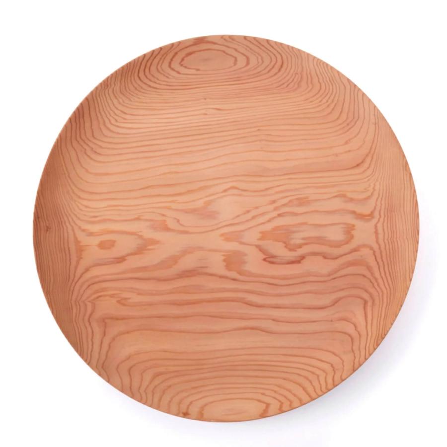 KACOMI 2尺5寸 750mm 白 秋田杉 杉 木製 木 国産 無垢 木のお皿 皿