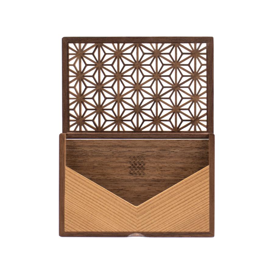 名刺入れ 木製 カードケース Enishi 秋田杉 メンズ レディース 名刺