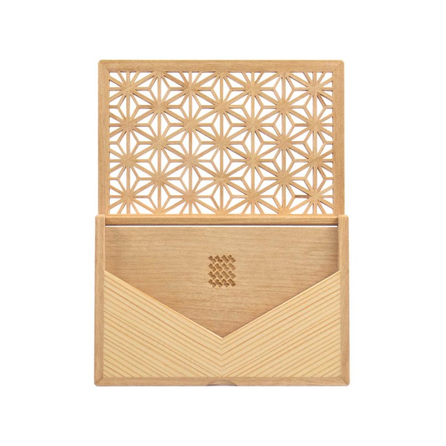 名刺入れ 木製 カードケース Enishi 秋田杉 メンズ レディース 名刺