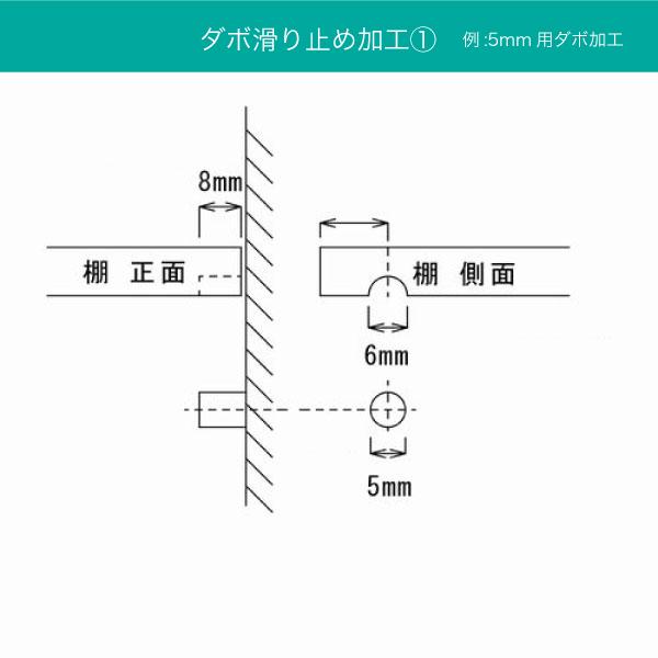 【3枚セット】オーダー カラー化粧 棚板 厚さ23mm 長さ〜1200mm 奥行〜900mm 1mm単位のオーダー可能 長さ1面はテープ処理済み |  | 06