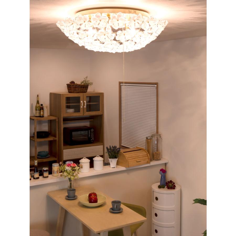 キシマ シャンデリア 5灯 花 シーリングライト LED 照明器具 キシマ シャンデリア 5灯 花 シーリングライト LED 照明器具
