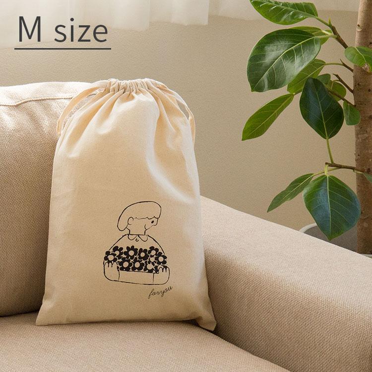 コットンバッグ Mサイズ 友澤健太郎 ラッピング ラッピング材 ラッピング用品 プレゼント 袋 巾着 小物入れ コットン イラスト ナチュラル シンプル おしゃれ A0793c インテリアと雑貨のお店 モリーフ 通販 Yahoo ショッピング