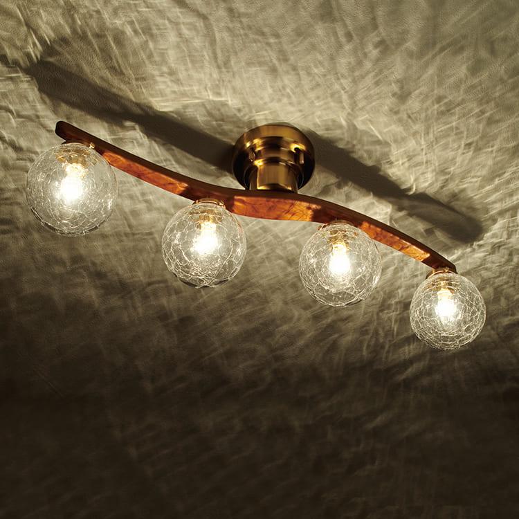 シーリングライト 照明器具 おしゃれ 4灯 6畳 8畳 オーウェン LT-4025