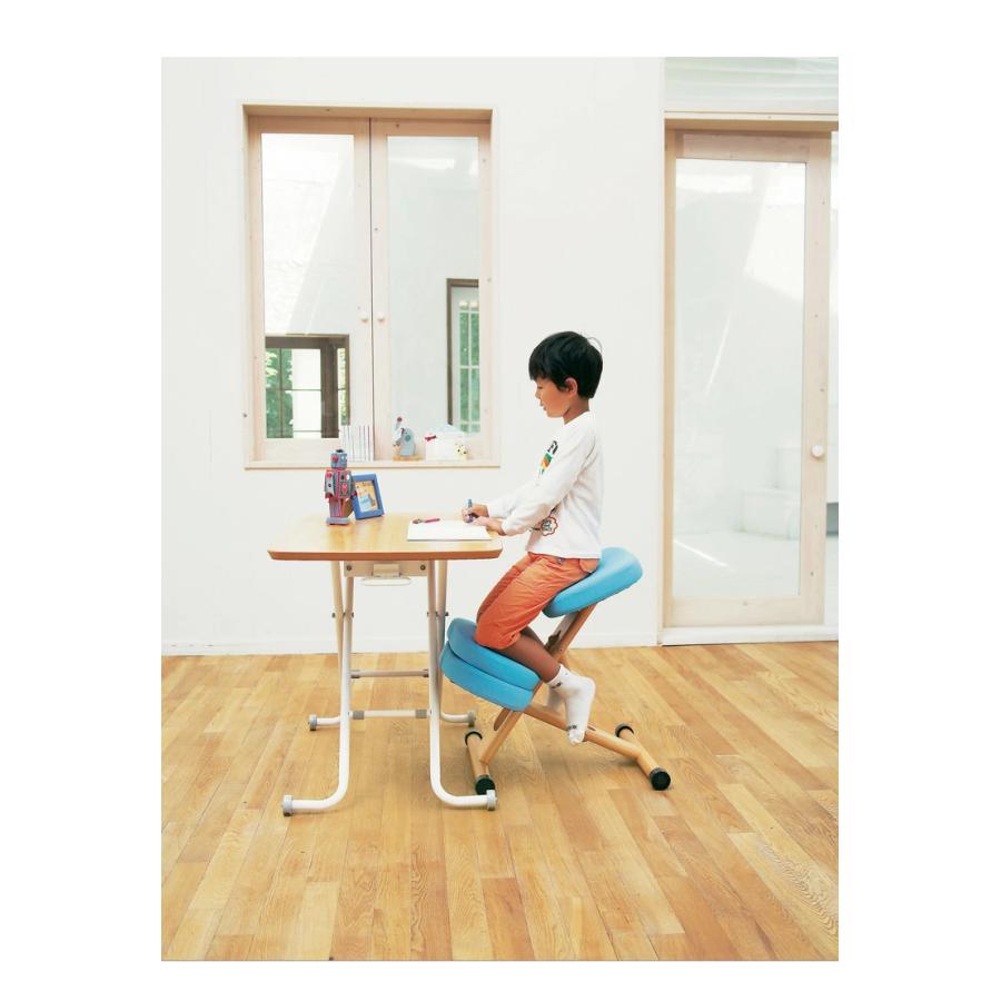 プロポーションチェア キッズ クッション付き 姿勢が良くなる椅子 木製