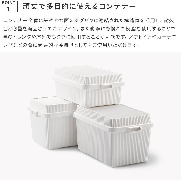【美品】like-it（ライクイット）スタックアップコンテナー 2個セット Like-it（ライクイット） スタックアップコンテナー 深型 83L インナー