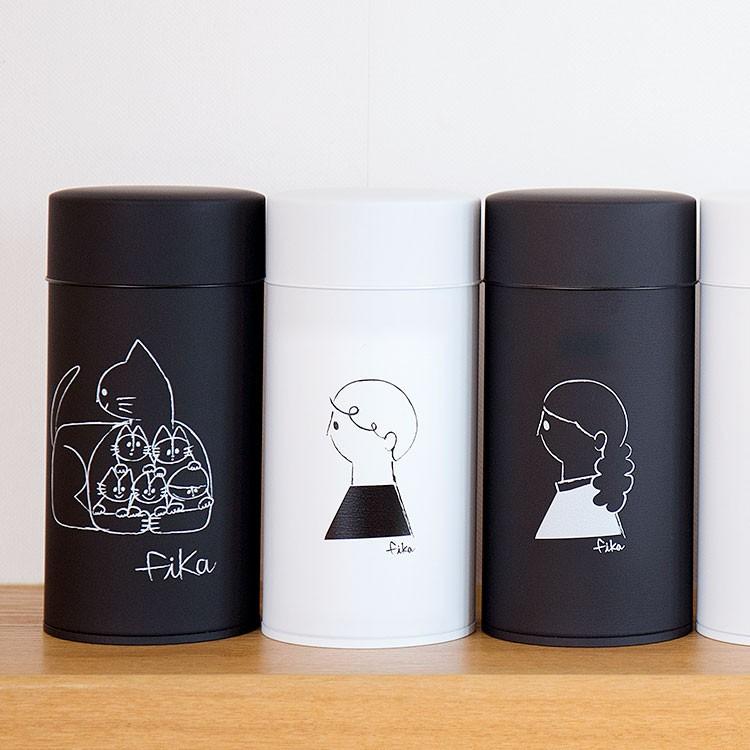コーヒー缶 キャニスター 収納 珈琲缶 茶筒 保存容器 コーヒー 紅茶 お茶 保存 キッチン 北欧 テイスト かわいい おしゃれ モノトーン シンプル Fika フィーカ B43cf インテリアと雑貨のお店 モリーフ 通販 Yahoo ショッピング