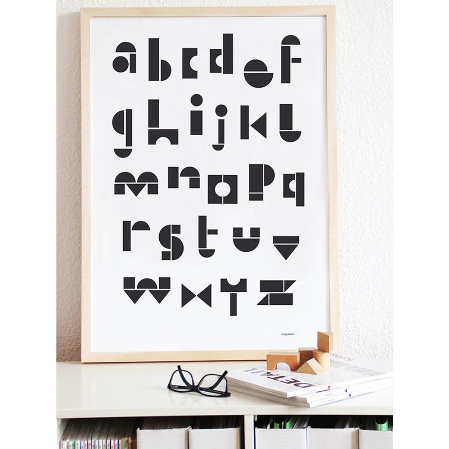 ポスター Snug Abc Poster アルファベット 壁 インテリア 飾り おしゃれ かわいい 女性 男性 B インテリアと雑貨のお店 モリーフ 通販 Yahoo ショッピング