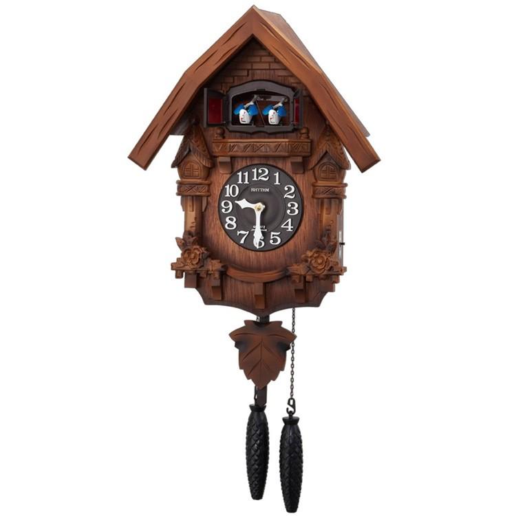 鳩時計 リズム時計 カッコーテレスr 4mj236rh06 カッコー時計 壁掛け時計 おしゃれ シンプル モダン レトロ B644mj236rh06 インテリアと雑貨のお店 モリーフ 通販 Yahoo ショッピング