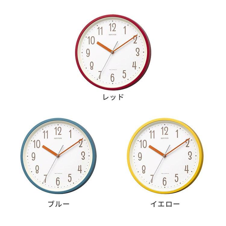 掛け時計 置時計 電波時計 手書き 北欧 レッド ブルー イエロー ポップ 子供部屋 リビング オシャレ かわいい おしゃれ シンプル スタンダードスタイル B648mya40 インテリアと雑貨のお店 モリーフ 通販 Yahoo ショッピング