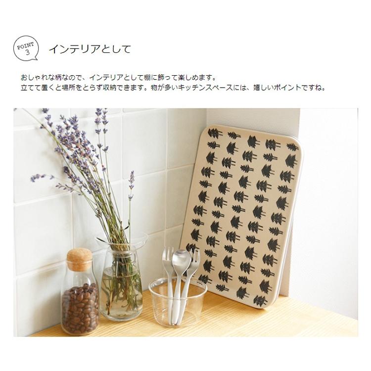 トレイ おぼん 北欧 トレー お買い得 お盆 キッチン カフェ かわいい 可愛い 山鳩舎 おしゃれ シンプル モノトーン 白 メガネ サービングトレイ イラスト みやぎちか