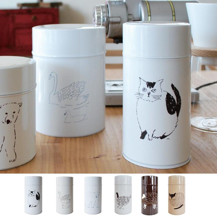 松尾ミユキ コーヒー缶 スリムL : インテリアと雑貨のお店 モリーフ