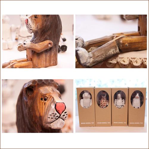 ウッドアニマルトイ WOOD ANIMAL TOY メルクロス 木 オブジェ 置物