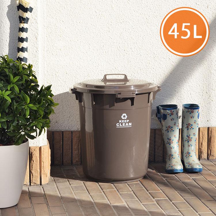 ゴミ箱 45l 生ゴミ ふた付き バケツ ベランダ 屋外 日本製 ダストボックス キッチン シンプル おしゃれ ミリタリー インテリア 白 緑 新生活 ラウンドペール C03lfs765 インテリアと雑貨のお店 モリーフ 通販 Yahoo ショッピング