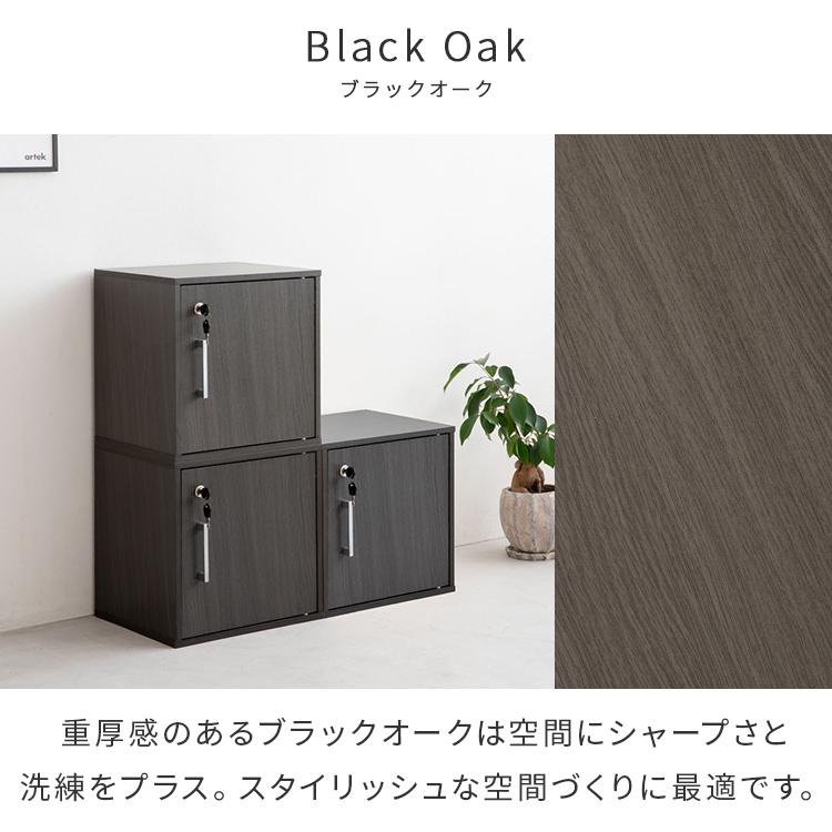 不二貿易（Fuji Boeki） キューブボックス 鍵付き収納ボックス カラー