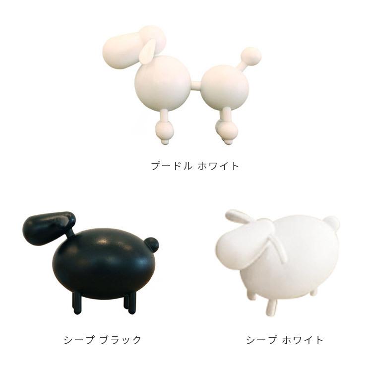 クリップホルダー プードル シープ 犬 羊 ヒツジ アニマル 動物 文房具 デスク 文具 おもしろ雑貨 整理 ホワイト ブラック オフィス 机 北欧 Sheep Poodle C43a Cliph インテリアと雑貨のお店 モリーフ 通販 Yahoo ショッピング
