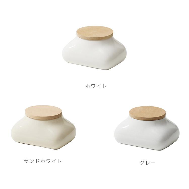 ideaco（イデアコ） ウェットシートケース mochi モチ 陶器 フタ付き