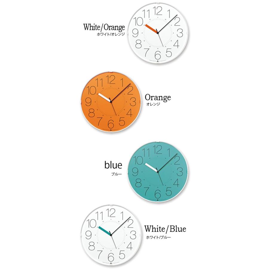 掛け時計 時計 壁掛け 子供部屋 リビング ダイニング ポップ かわいい ホワイト オレンジ ブルー 時計 おしゃれ 送料無料 カラ Awa13 08 レムノス Lemnos C65awa13 08 インテリアと雑貨のお店 モリーフ 通販 Yahoo ショッピング