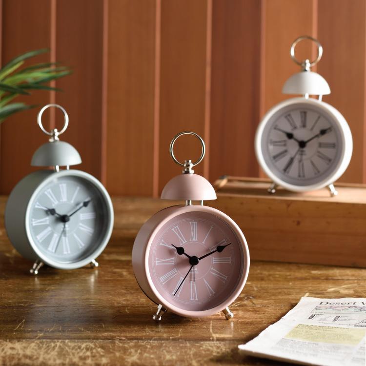 BRUNO（ブルーノ） 目覚まし時計 置き時計 ローマ数字 アラーム レトロ