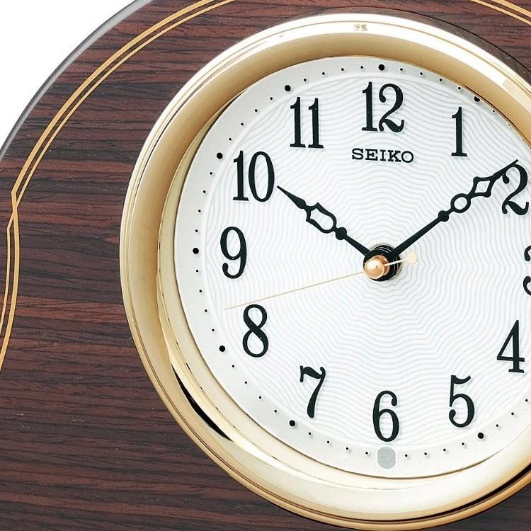 電波時計 置き時計 セイコー SEIKO BZ234B 置時計 卓上 モダン 昭和