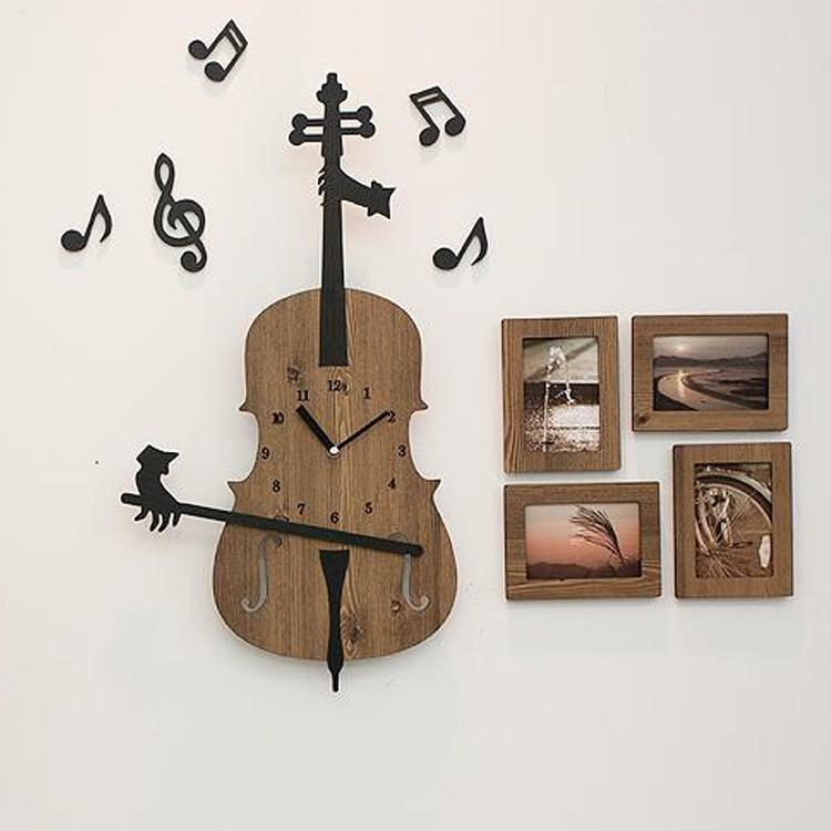 チェロ Cello 壁掛け時計 雑貨 おしゃれ 連続秒針 スイープ 静音 音がしない デザイン C94cello インテリアと雑貨のお店 モリーフ 通販 Yahoo ショッピング