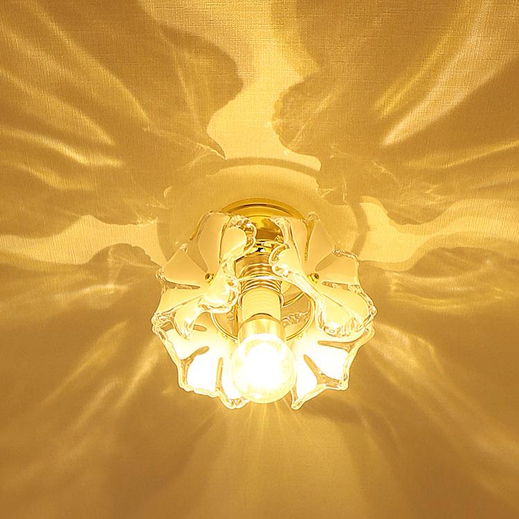 シーリングライト 1灯 小型 E26 Led ガラス レトロ 北欧 おしゃれ 照明器具 天井照明 ライト 電気 玄関 廊下 トイレ 寝室 新生活 花 Gem 6916 キシマ Kishima Gem 6916 インテリアと雑貨のお店 モリーフ 通販 Yahoo ショッピング