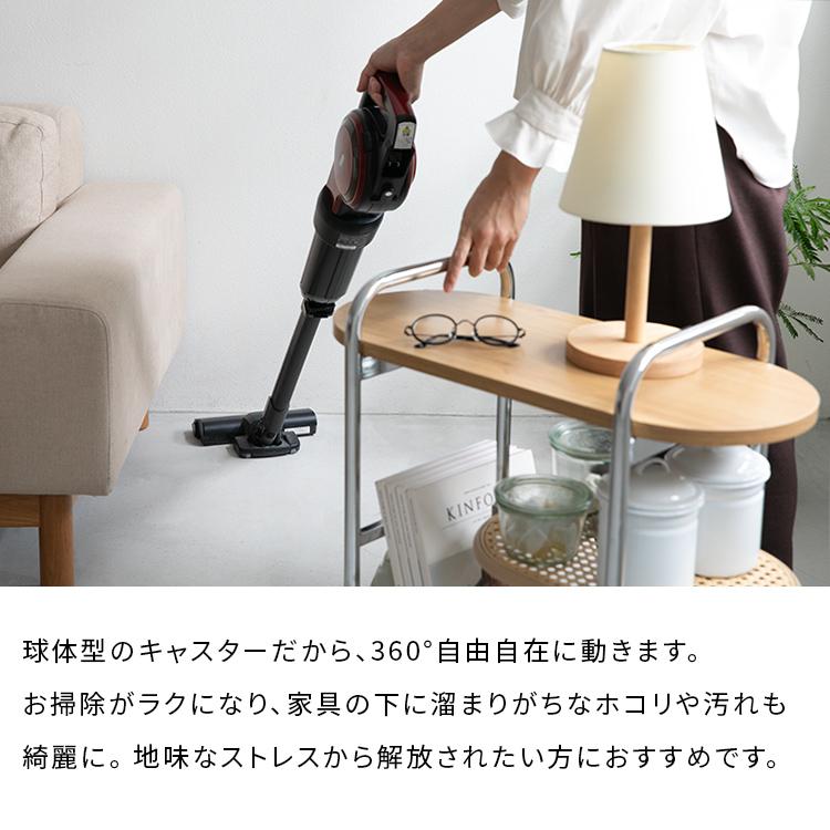 ラタン風ワゴン 3段構造 フェイクラタン スチール脚 キャスター付き