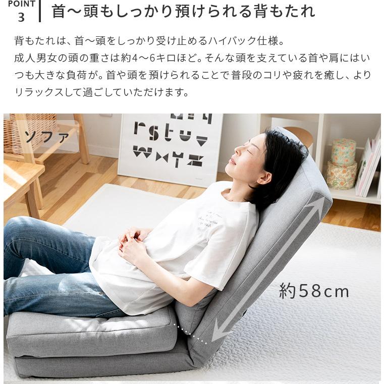 折りたたみ座椅子 クッション付き　ソファベッド　リクライニング　1人掛け ソファーベッド ソファベッド 座椅子 おしゃれ リクライニング 一人