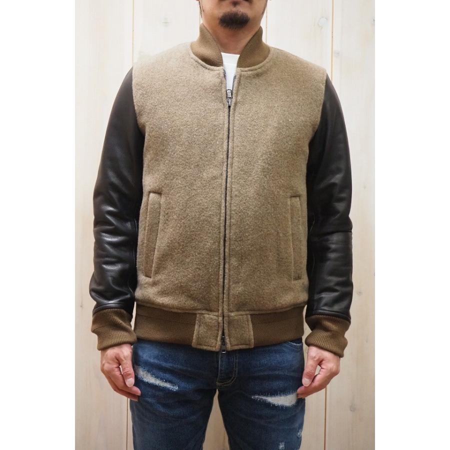 LOUNGE LIZARD W CLOTH MELTONスタジャン LOUNGE LIZARD W CLOTH MELTONスタジャン