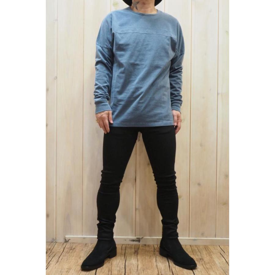 メンズ Lounge Lizard ラウンジリザード 80 40 2超度詰天竺 顔料染め クルーネック ドルマンスリーブ Bl 公式通販 awll80b モロトフカクテル 通販 Yahoo ショッピング