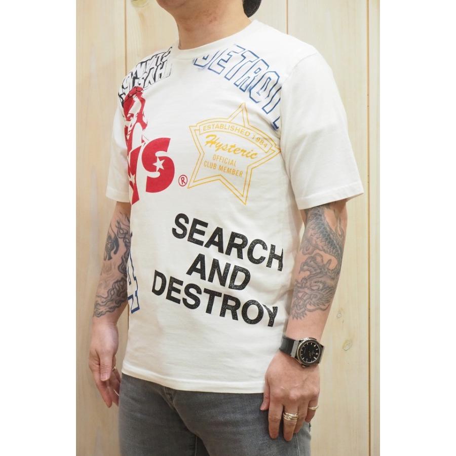 メンズ HYSTERIC GLAMOUR ヒステリックグラマー 02201CT11 HYS SCRATCH