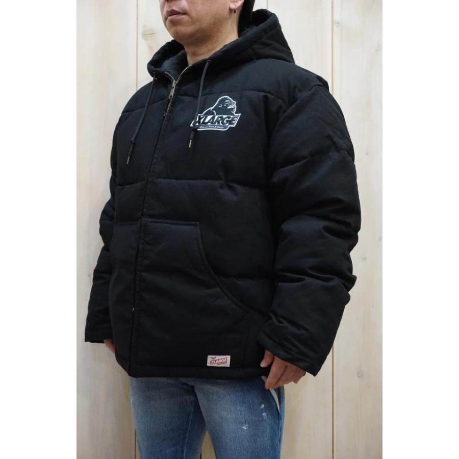 X-LARGE / ジャケット/XL/コットン/BLK/無地/101214021008 XLARGE エクストララージ 101214021008 DUCK ACTIVE PUFFER JACKET