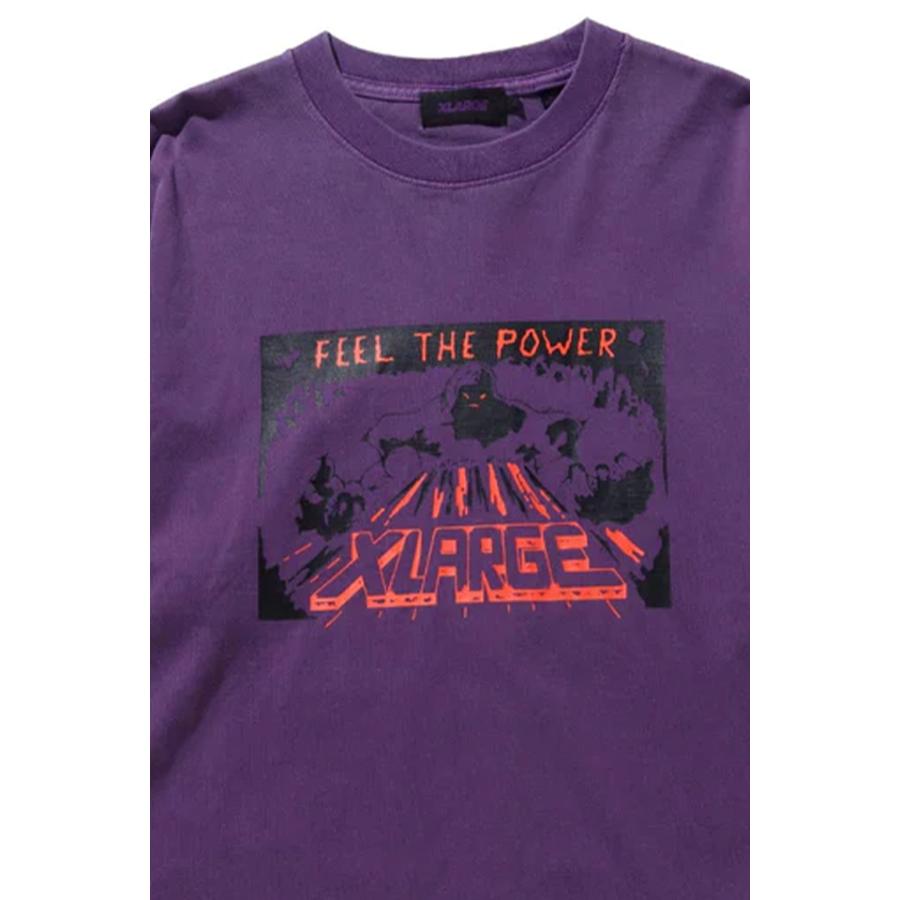 XLARGE エクストララージ 101234011005 PIGMENT DYED FEEL THE POWER L/S TEE XLARGE ロ｜molotovcocktail7010｜03