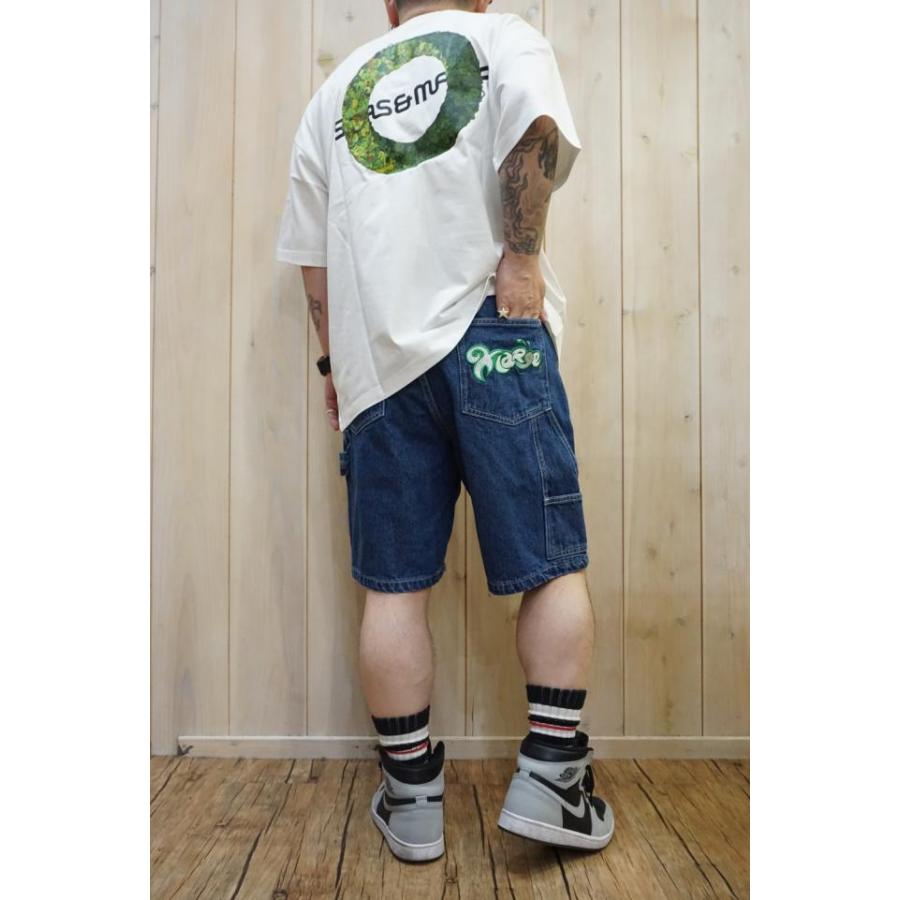 XLARGE エクストララージ 101231031018 JUICY LOGO DENIM SHORTS XLARGE デニムショーツ INDIG｜molotovcocktail7010｜16