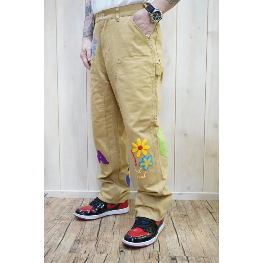 XLARGE エクストララージ 101231031008 DAISY DOUBLE KNEE WORK PANTS XLARGE ワークパンツ KHAKI 正規通販 メンズ レディース｜molotovcocktail7010｜12