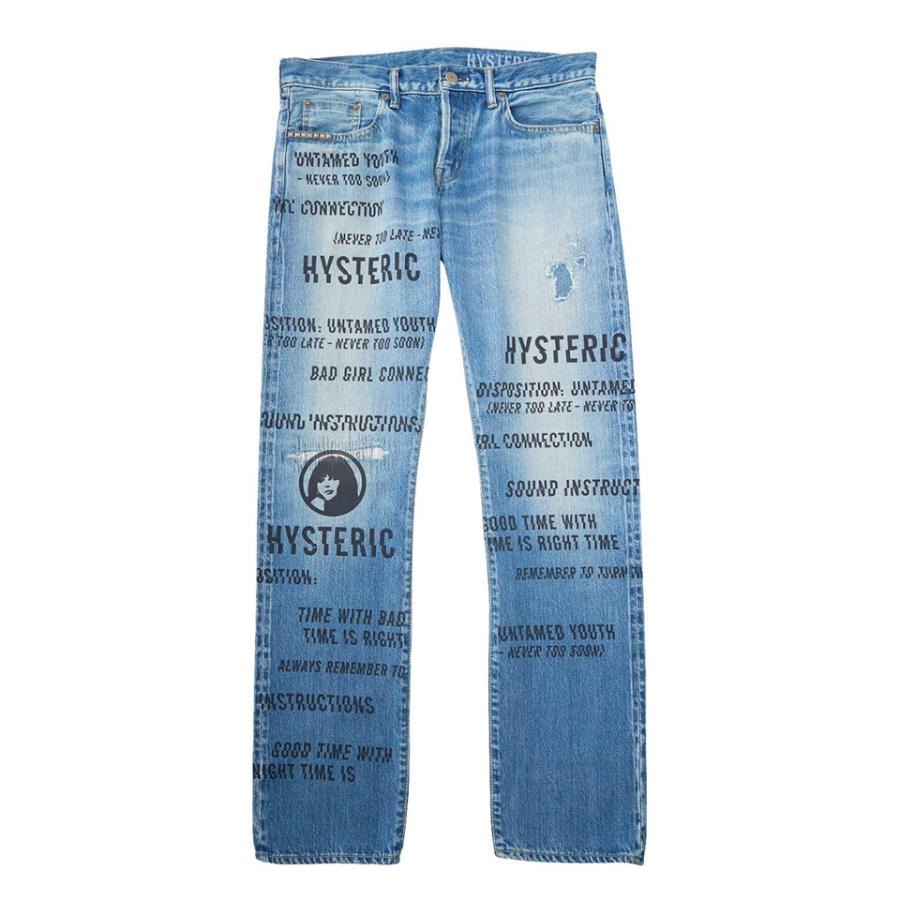 HYSTERIC GLAMOUR ヒステリックグラマー 02243AP08 SLASH TYPE LOGO 