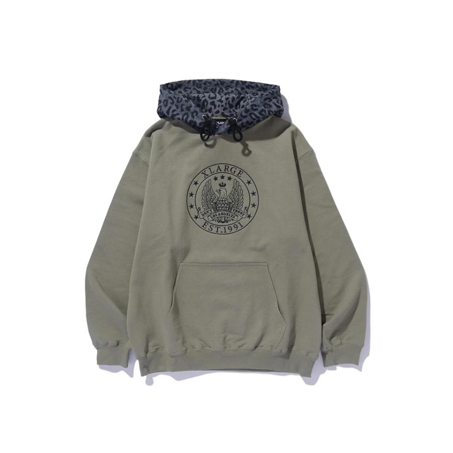 XLARGE（エクストラ ラージ） 101243012018 PATTERN BLOCKED HOODED 