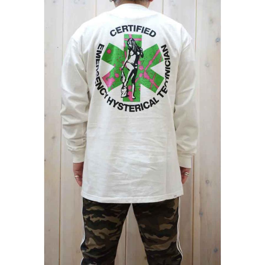 HYSTERIC GLAMOUR ヒステリックグラマー 02241CL07 HYSTERICAL TECHNICIAN Tシャツ WHITE 正規｜molotovcocktail7010｜12