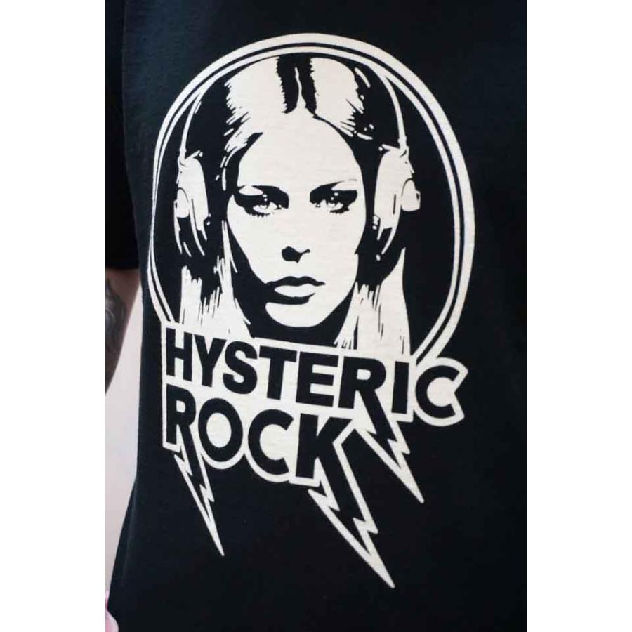 HYSTERIC GLAMOUR ヒステリックグラマー 02241CT10 HYSTERIC ROCK Tシャツ BLACK 正規通販 メンズ｜molotovcocktail7010｜07