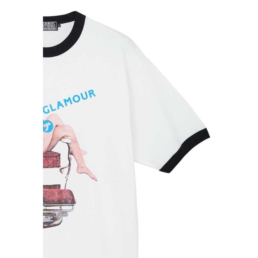 HYSTERIC GLAMOUR ヒステリックグラマー 02241CT17 HYSTERIC HAIR CUT Tシャツ WHITE 正規通販 メ｜molotovcocktail7010｜04