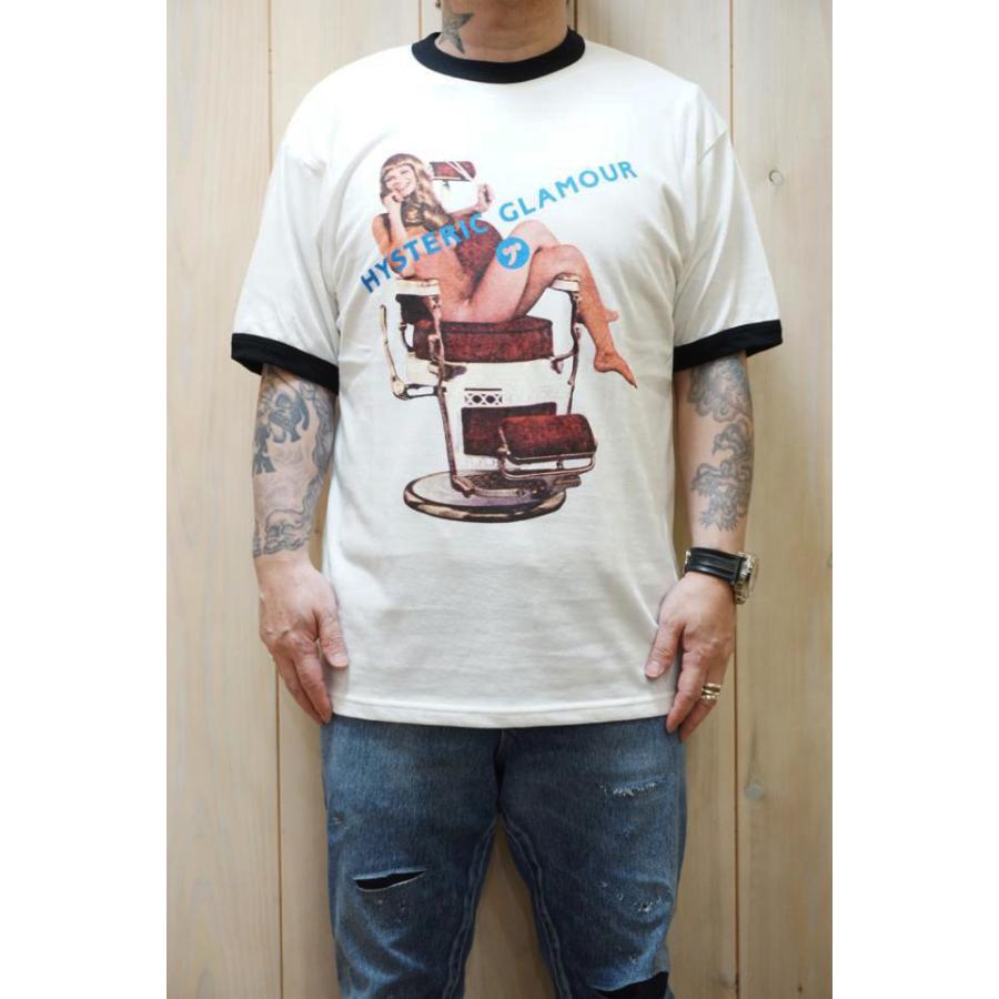 HYSTERIC GLAMOUR ヒステリックグラマー 02241CT17 HYSTERIC HAIR CUT Tシャツ WHITE 正規通販 メ｜molotovcocktail7010｜06