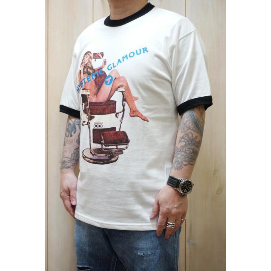 HYSTERIC GLAMOUR ヒステリックグラマー 02241CT17 HYSTERIC HAIR CUT Tシャツ WHITE 正規通販 メ｜molotovcocktail7010｜08