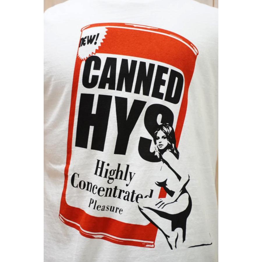 HYSTERIC GLAMOUR ヒステリックグラマー 02241CT26 CANNED HYSTERIC Tシャツ WHITE 正規通販 メンズ｜molotovcocktail7010｜12