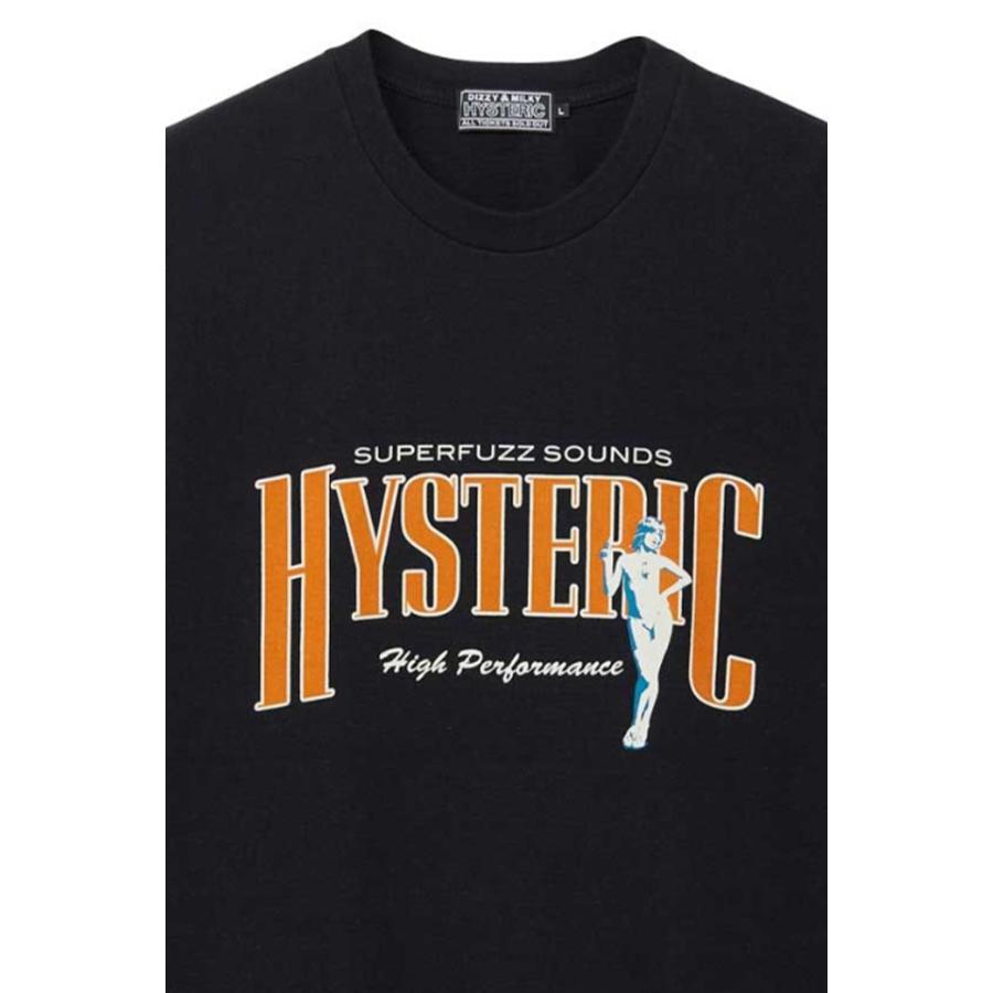 HYSTERIC GLAMOUR ヒステリックグラマー 02241CT04 FUZZY LADY Tシャツ BLACK 正規通販 メンズ｜molotovcocktail7010｜03