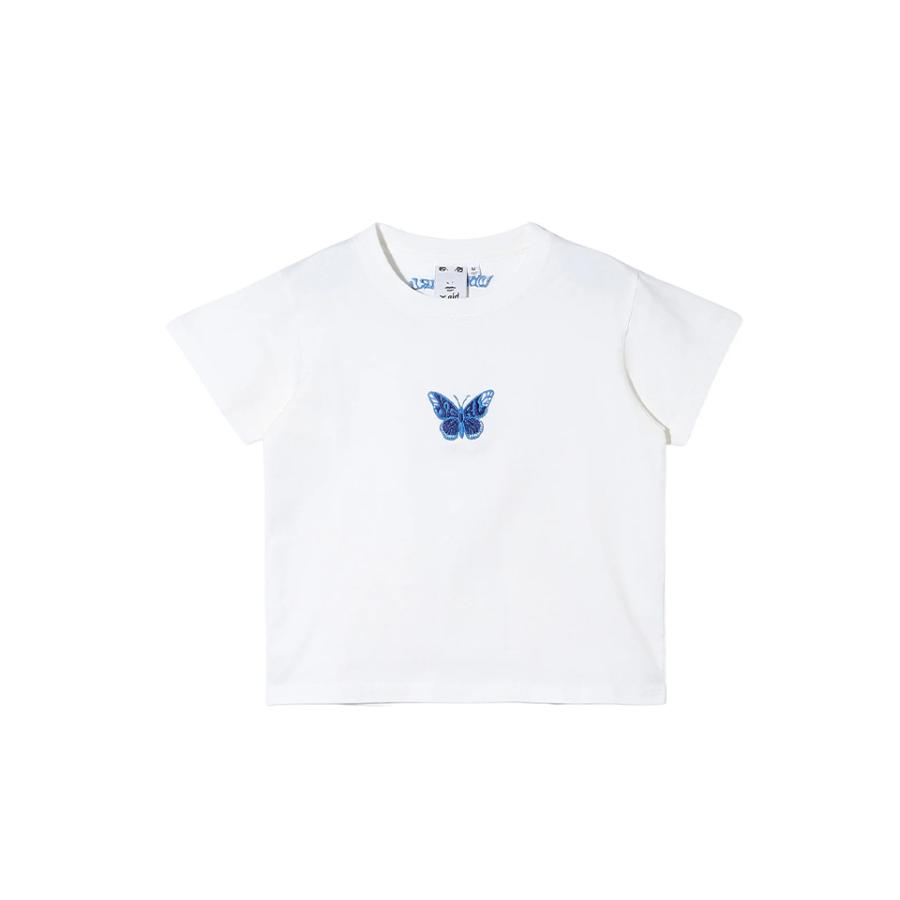 X-girl エックスガール 105242011018 EMBROIDERED BUTTERFLY LOGO S/S BABY TEE ベビーTシ｜molotovcocktail7010｜02