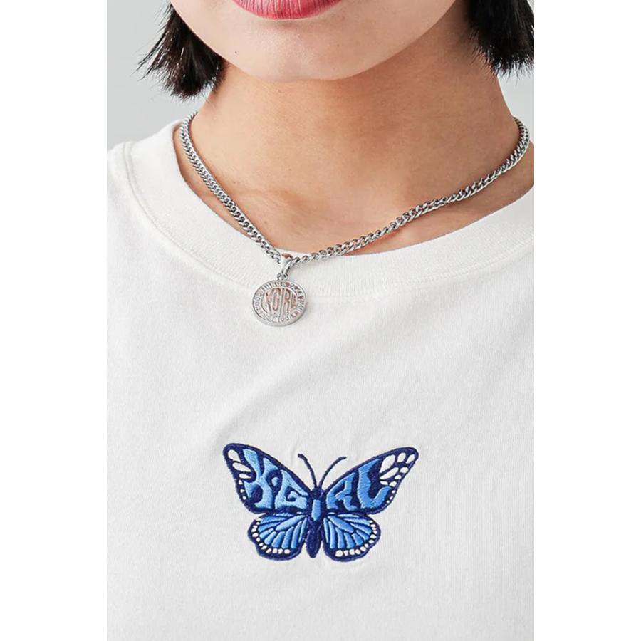 X-girl エックスガール 105242011018 EMBROIDERED BUTTERFLY LOGO S/S BABY TEE ベビーTシ｜molotovcocktail7010｜10